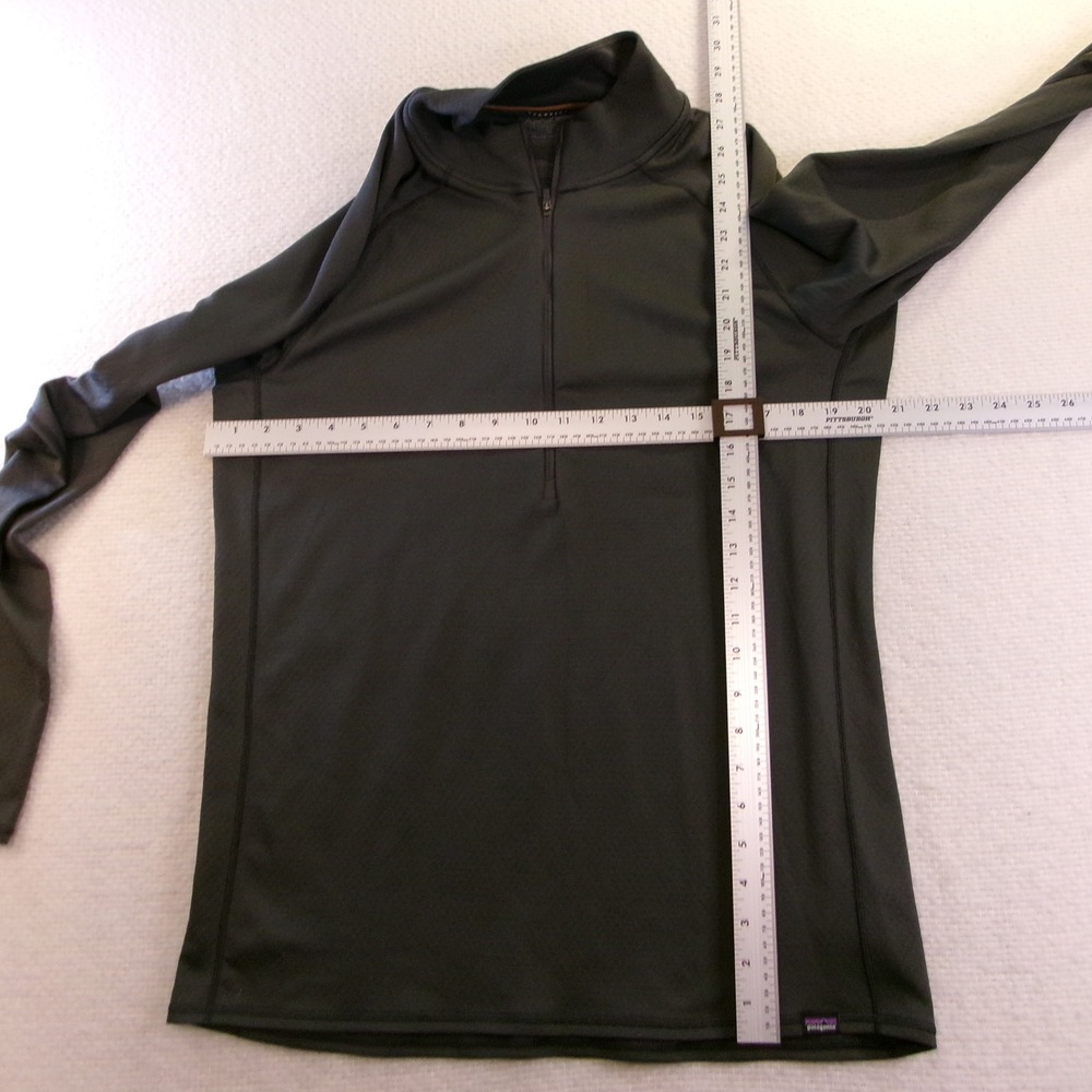 Patagonia Mens L Capilene Midweight 1/4 Zip Baselayer Gray - Picture 2 of 9